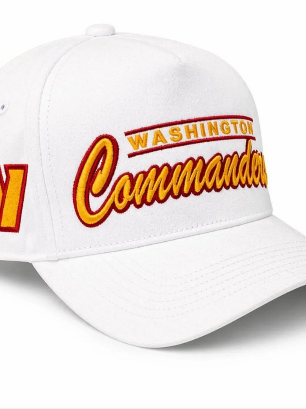 Washington Commanders Hat White Adjustable '47 Brand NFL Football Cap One Size